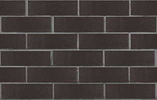 Клинкер фасадный черный Рейкьявик глянцевый