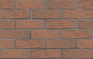 Кирпич лицевой пустотелый светло-коричневый флэш ультра рустик