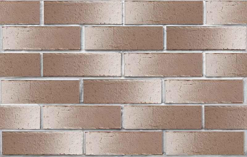 Клинкер фасадный коричневый с белым Нарвик