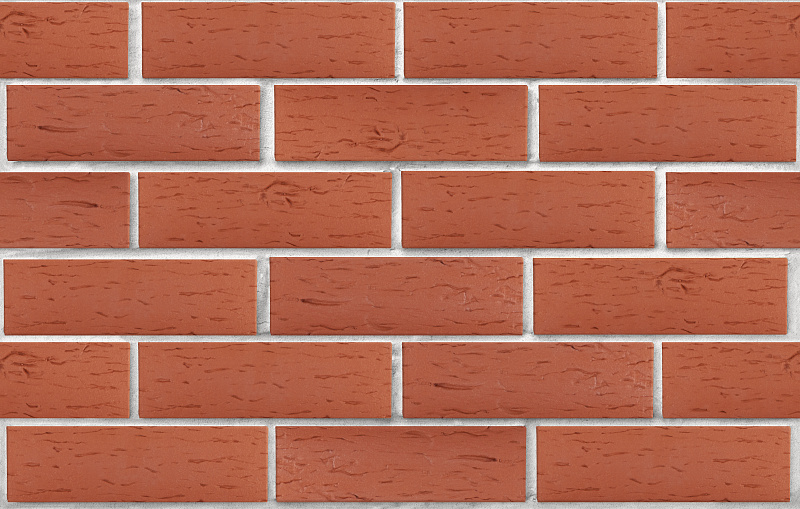 Клинкер фасадный красный Лондон береста