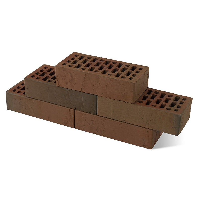 Облицовочный кирпич БАВАРСКАЯ КЛАДКА БОРДО терра 1 NF